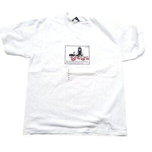 Vintage Emily the Strange Tshirt, Emily Searched to be Lost, White, Small